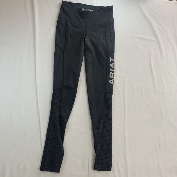 Ariat Tek Pants Womens Extra Small Black Pull On Leggings - Picture 1 of 10